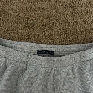 Brandy Melville Light Gray Waffle Pants